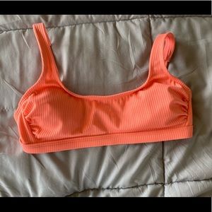Coral Target Swim Top